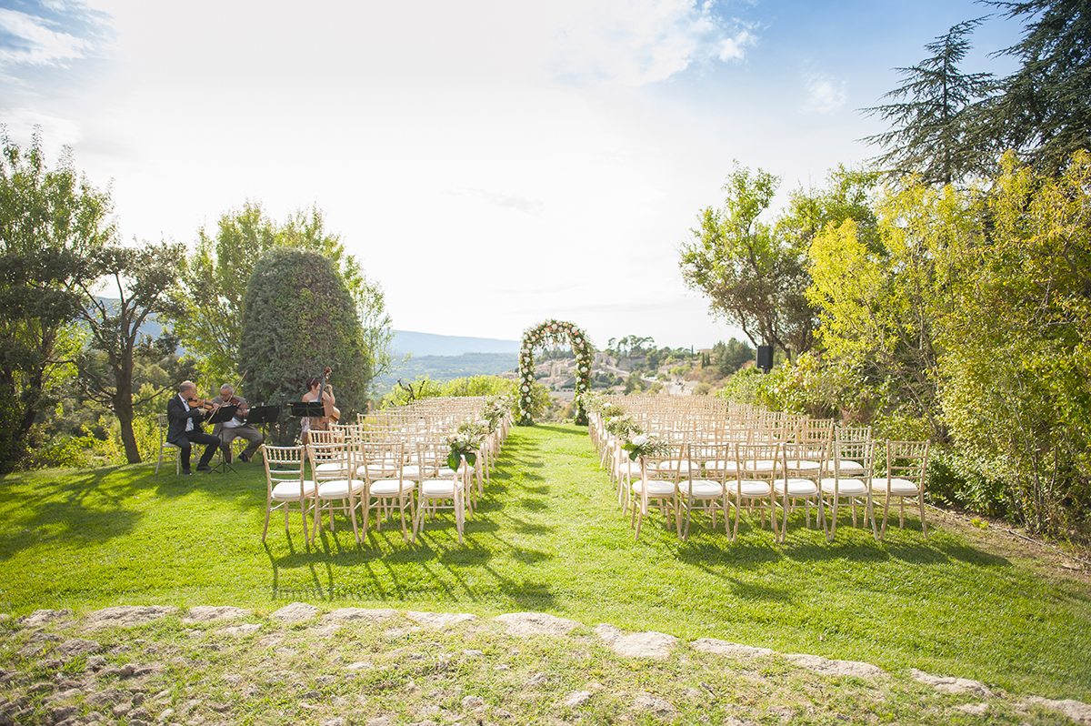 cérémonie domaine de capelongue mariage