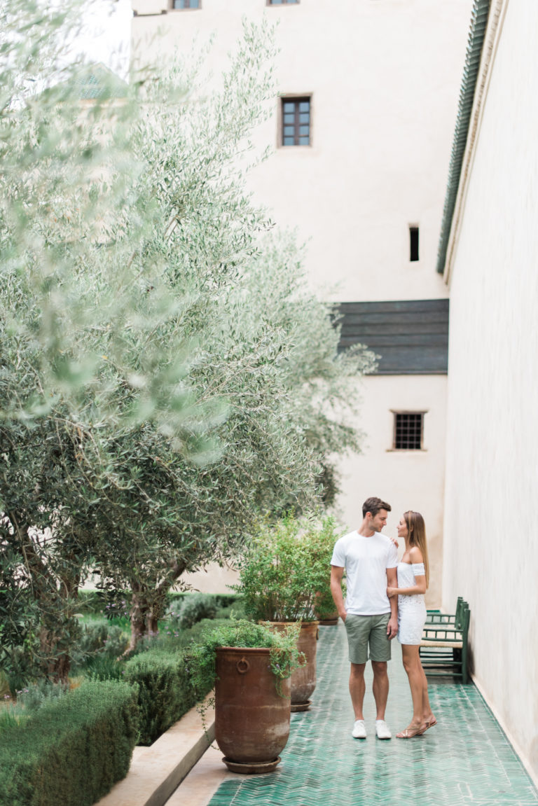 photo couple jardin secret marrakech