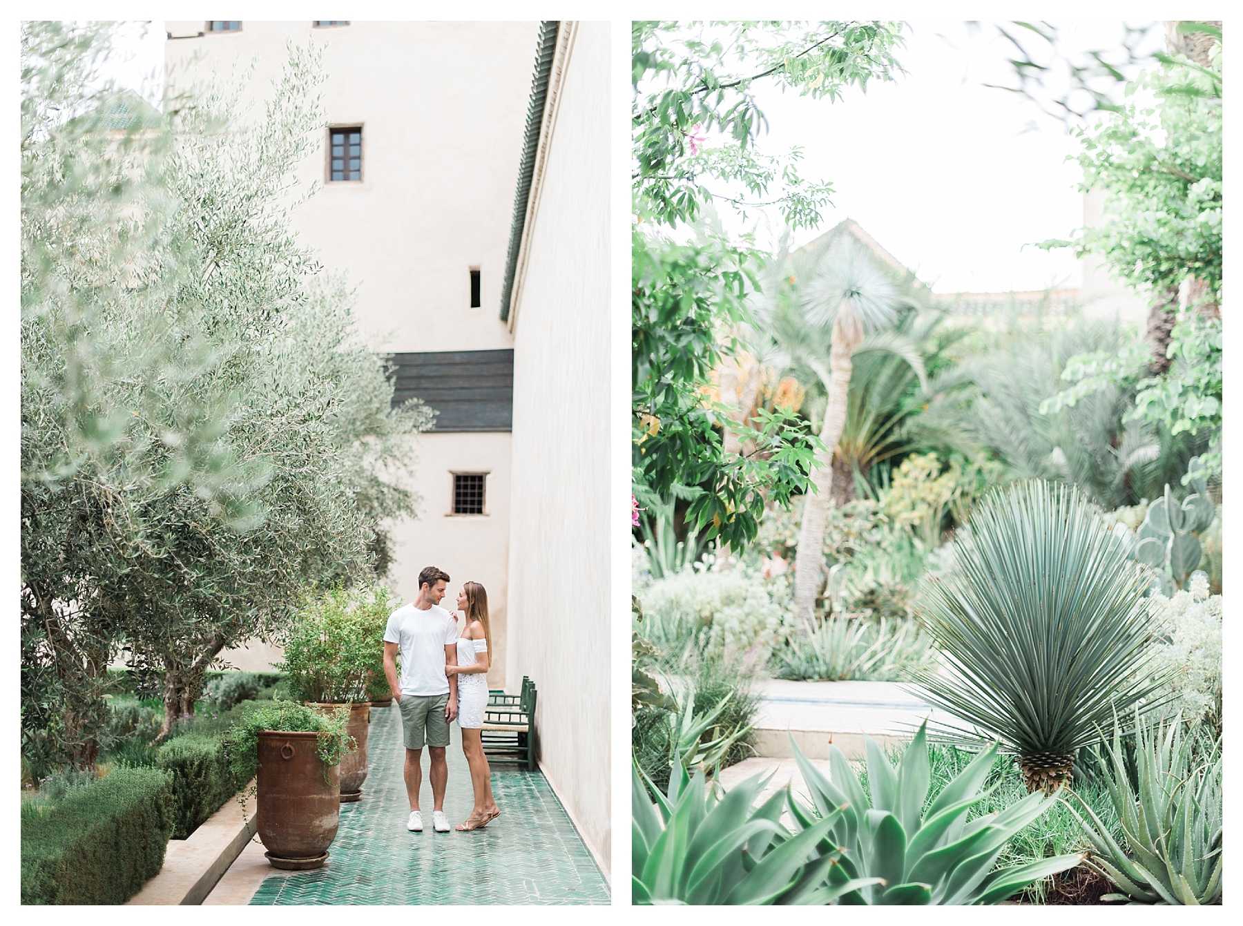 seance engagement marrakech verdure