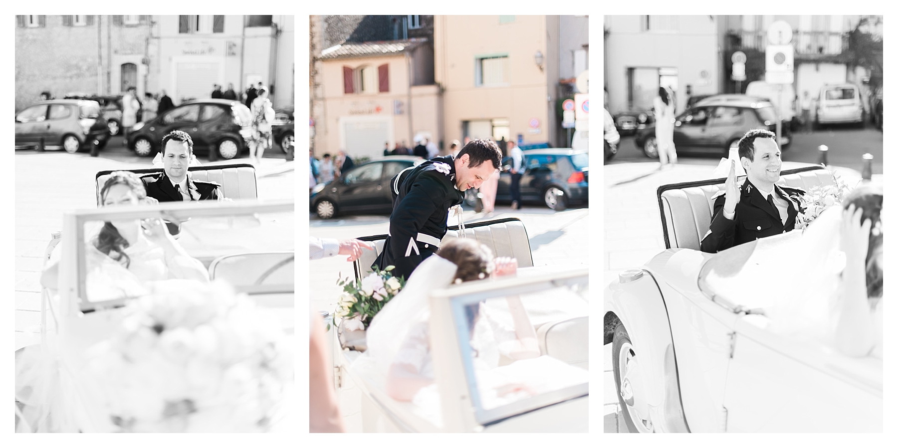 photo voiture mariage var