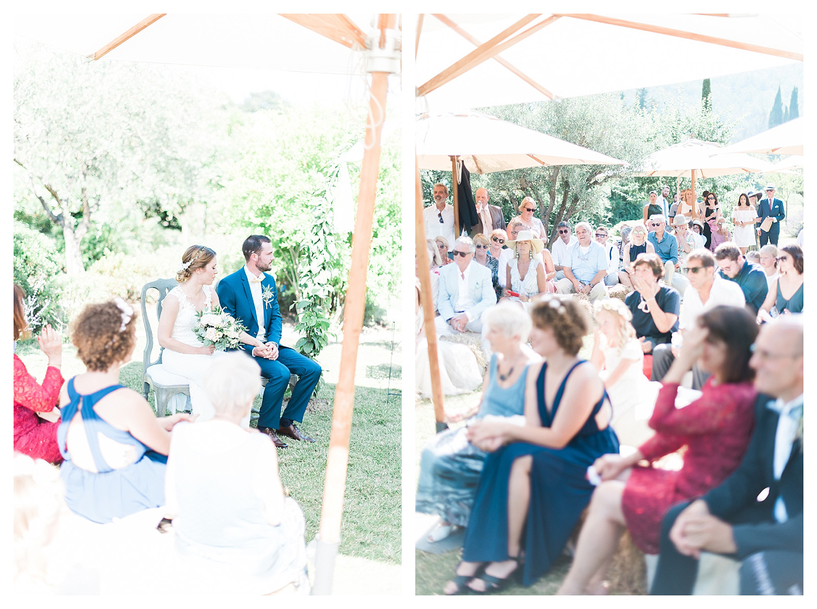 Photographe de mariage dans le var pour cérémonie extérieure