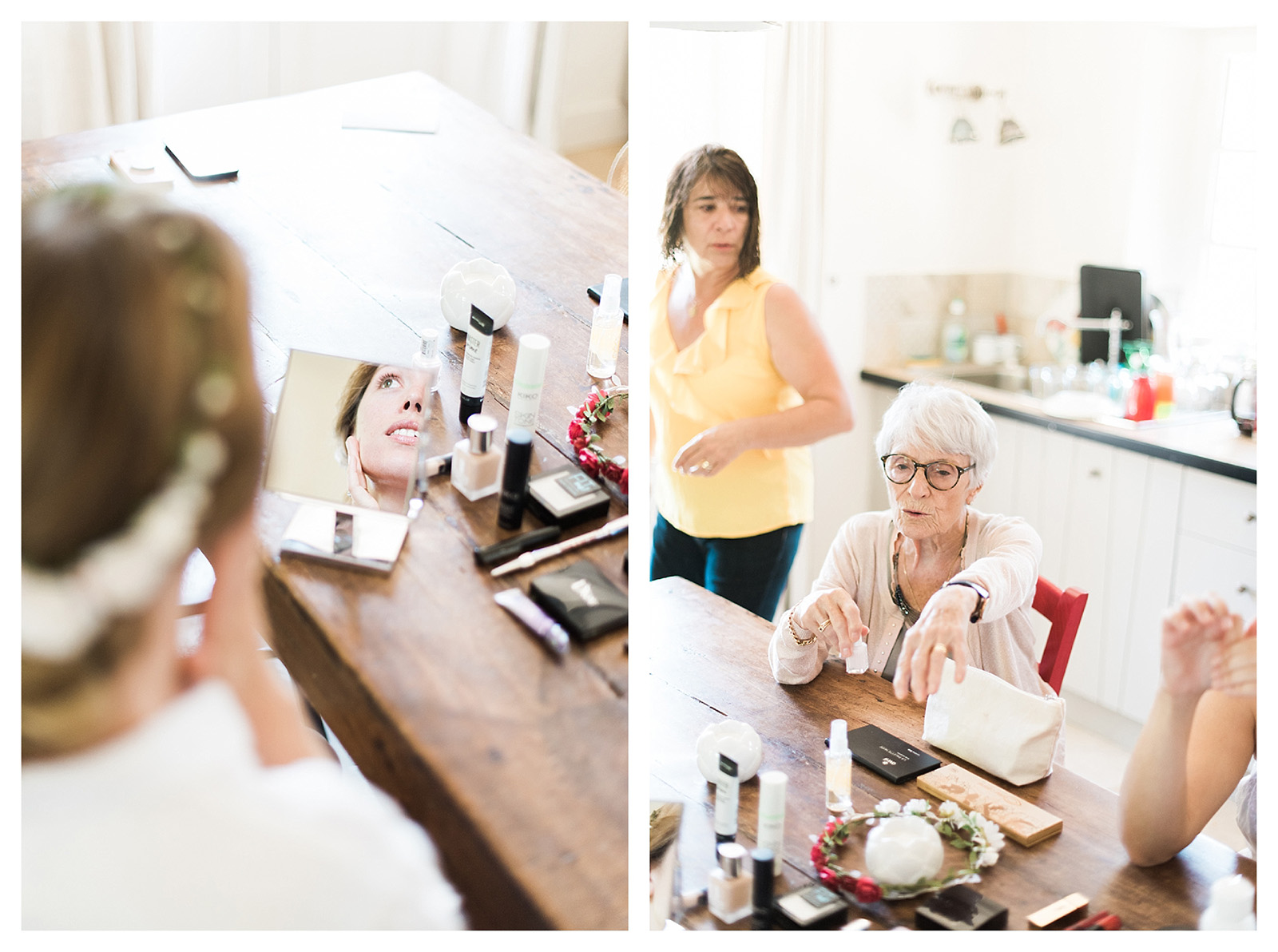 Photographe de préparatif de mariage dans le Var