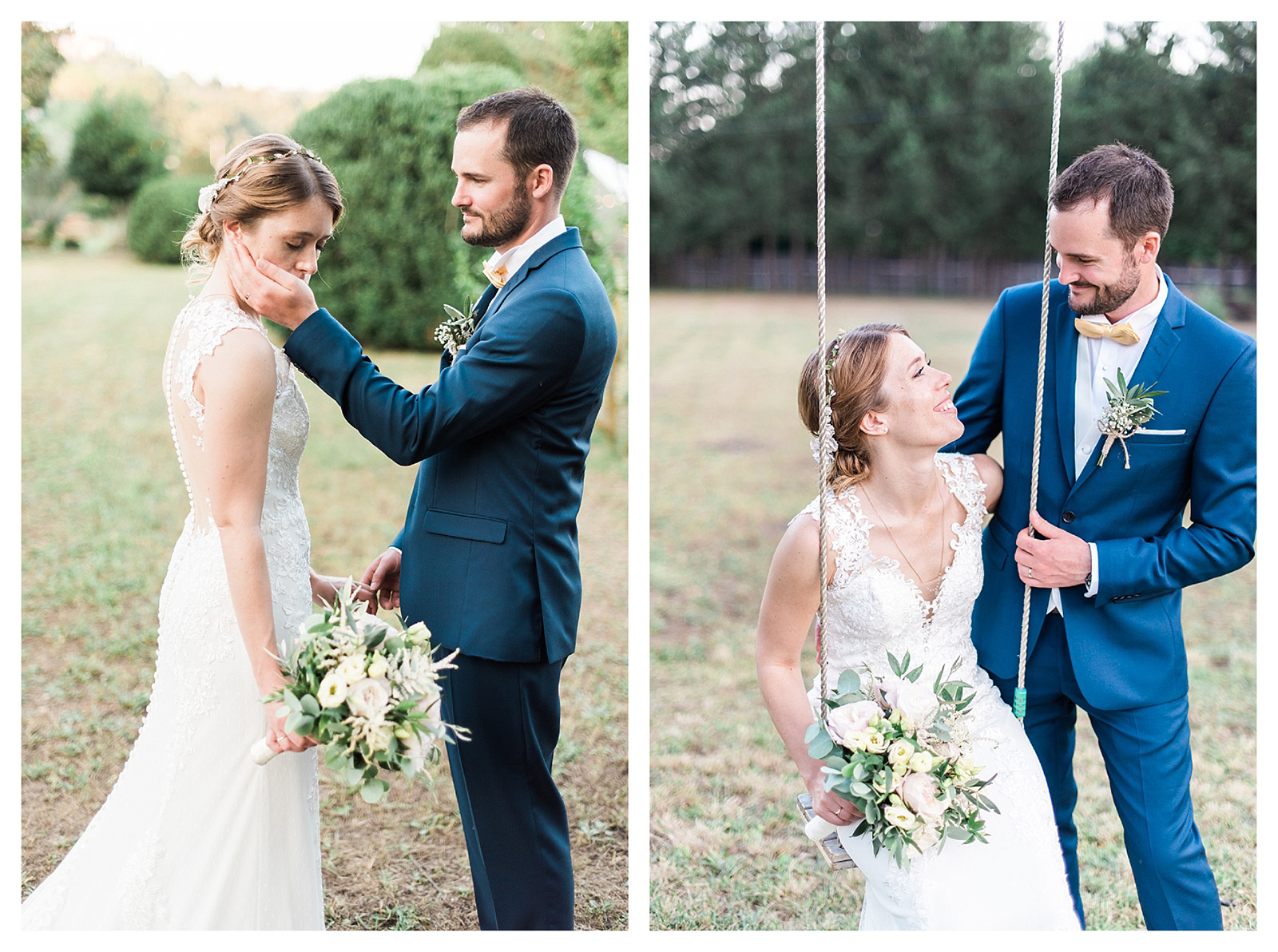 Photographe de mariage en extérieur dans le var