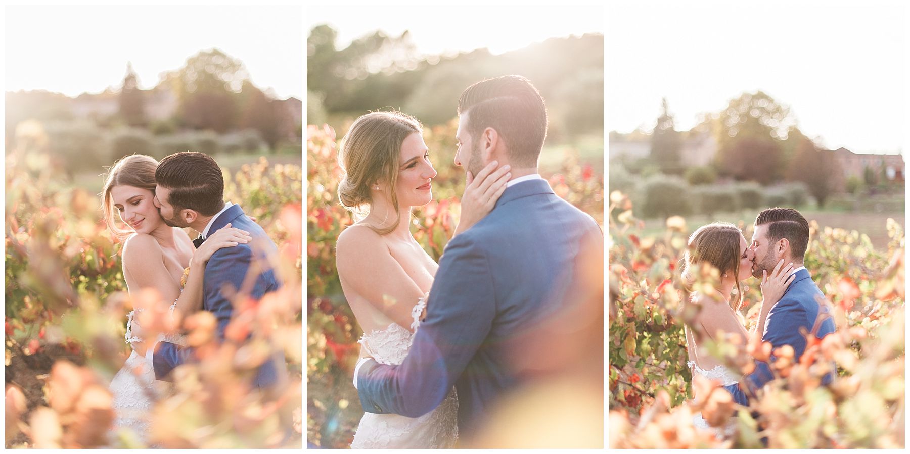 séance couple mariage vigne